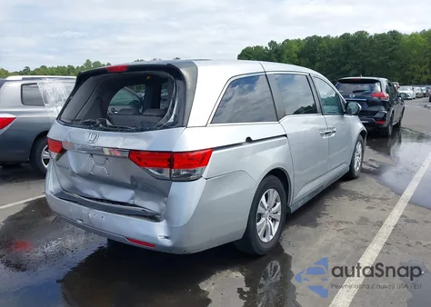 2015 Honda Odyssey Ex-L z USA, uszkodzony, nr VIN 5FNRL5H64FB014031